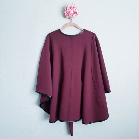 Peach Burgundy Cape - Picture 8 of 9